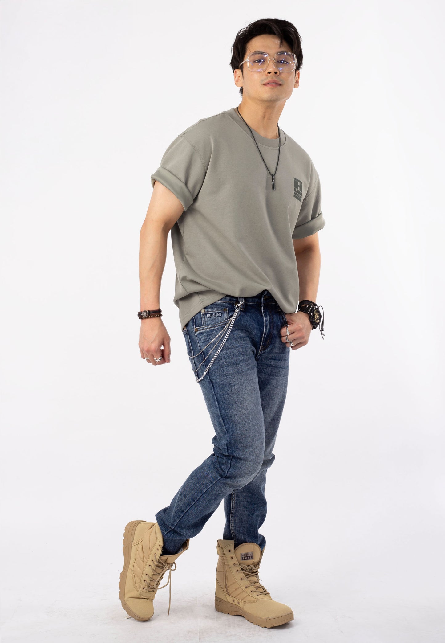 HUMMER SHORT SLEEVE ROUNDNECK T SHIRT [OVERSIZE] H0029