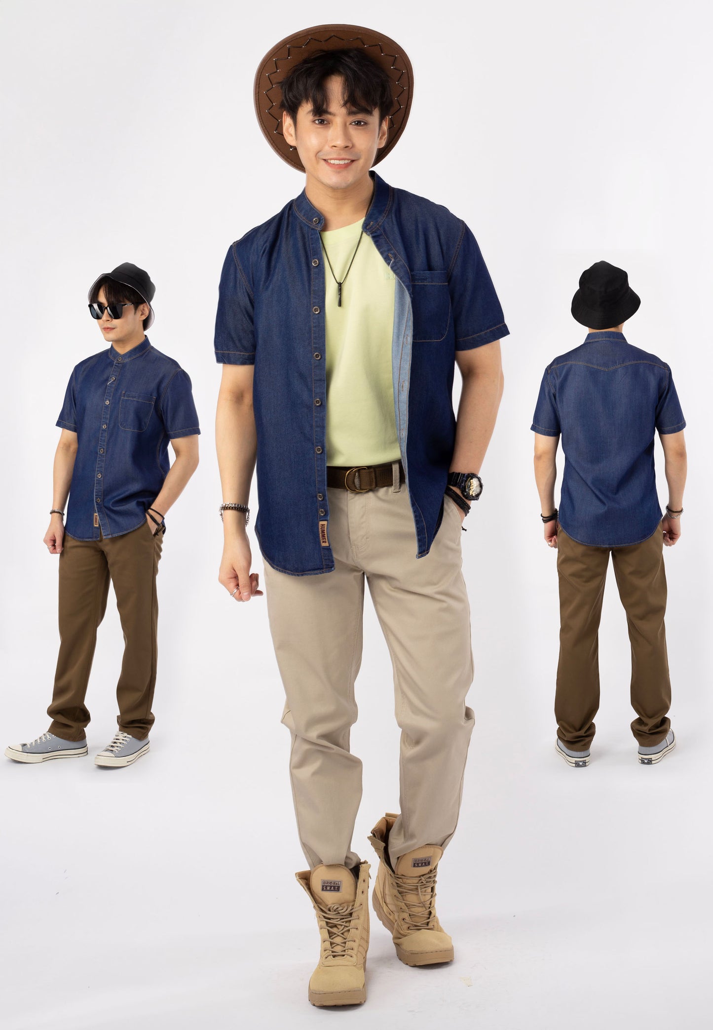 HUMMER SHORT SLEEVE SHIRT [SLIM FIT] H0011