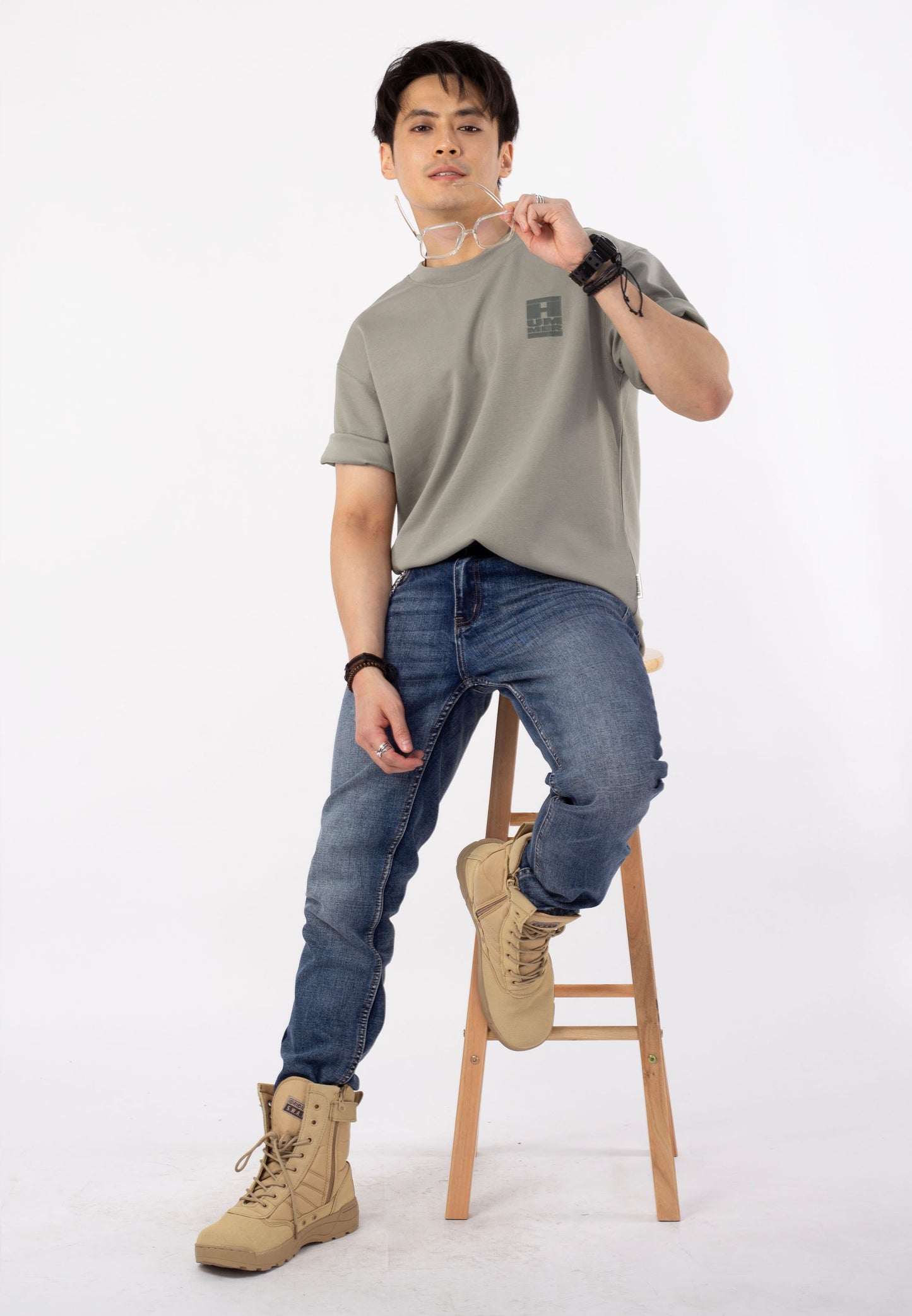 HUMMER SHORT SLEEVE ROUNDNECK T SHIRT [OVERSIZE] H0029