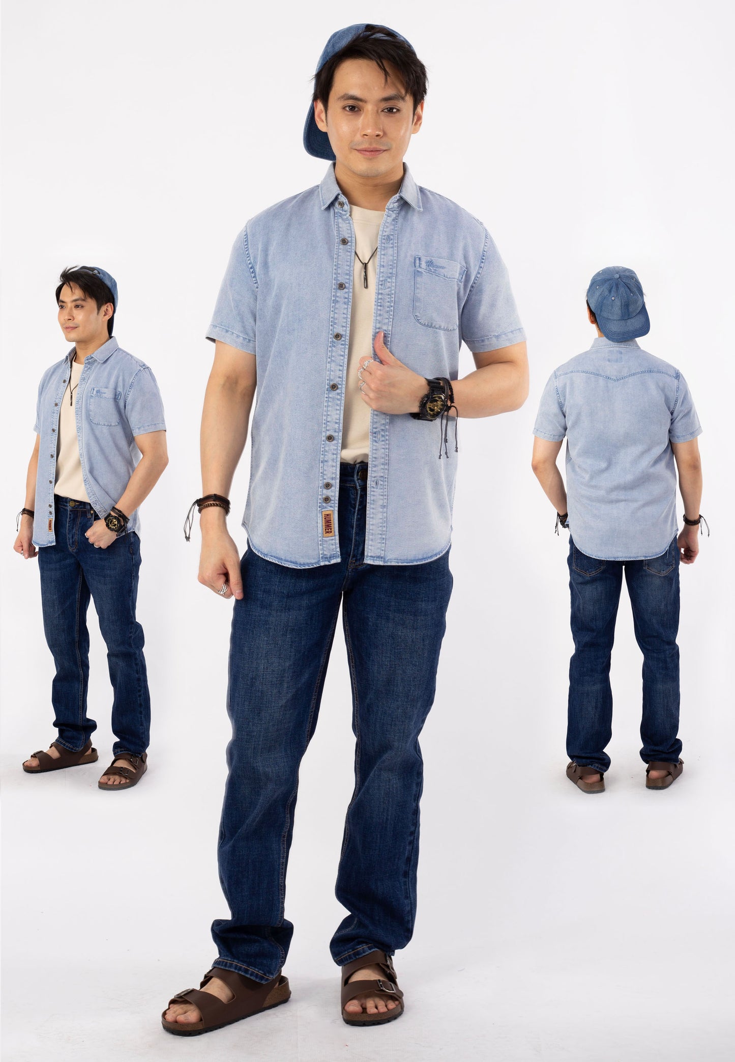 HUMMER SHORT SLEEVE SHIRT [SLIM FIT] H0010