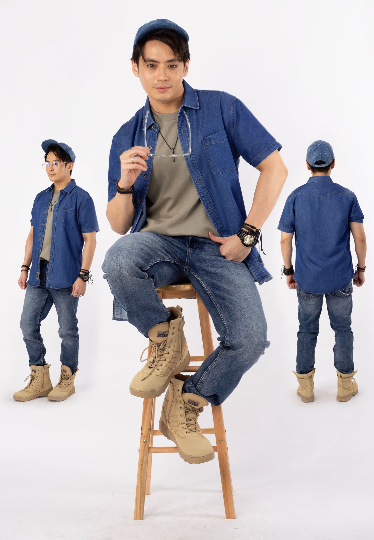 HUMMER SHORT SLEEVE SHIRT [SLIM FIT] H0010