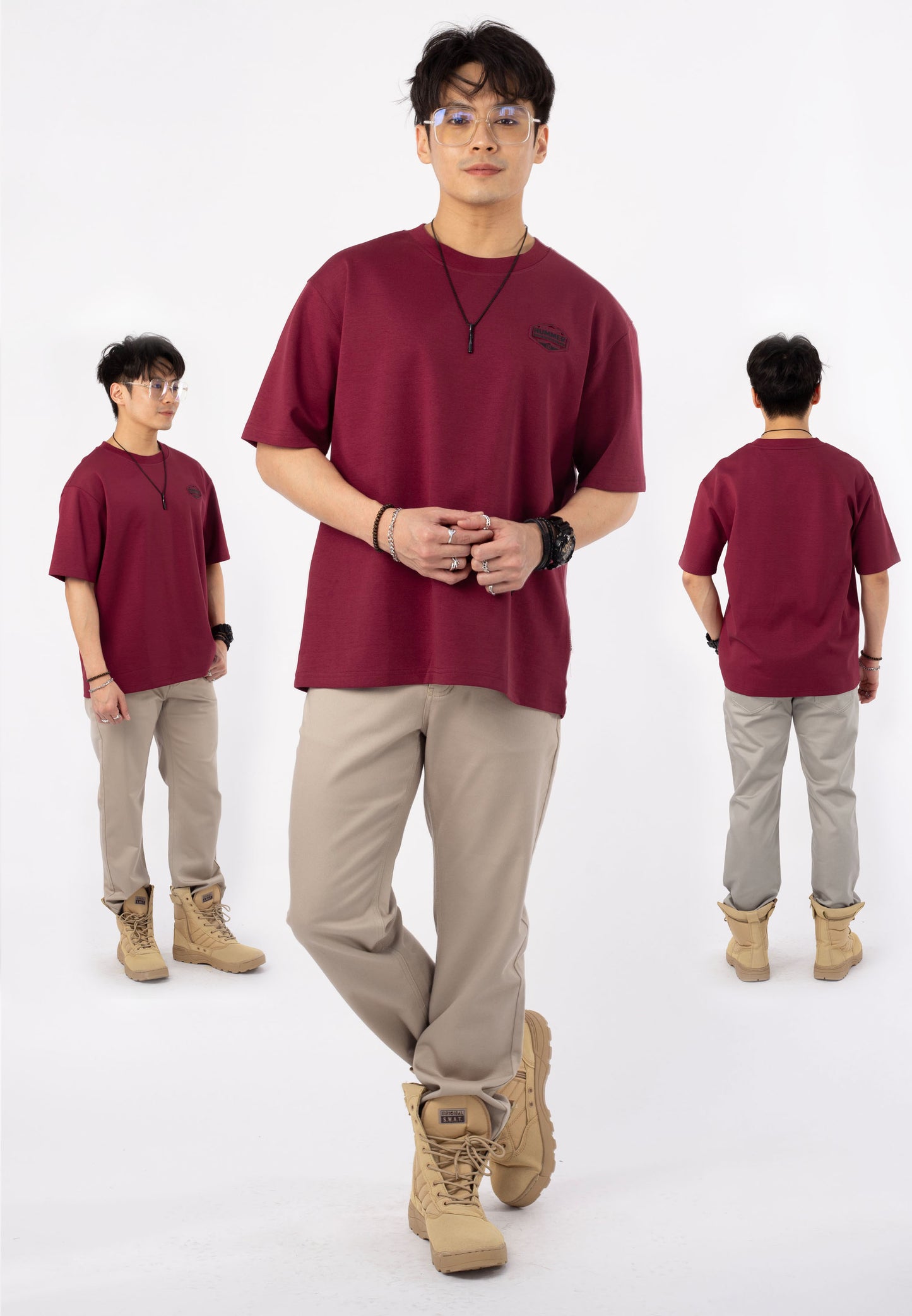 HUMMER SHORT SLEEVE ROUNDNECK T SHIRT [OVERSIZE] H0029