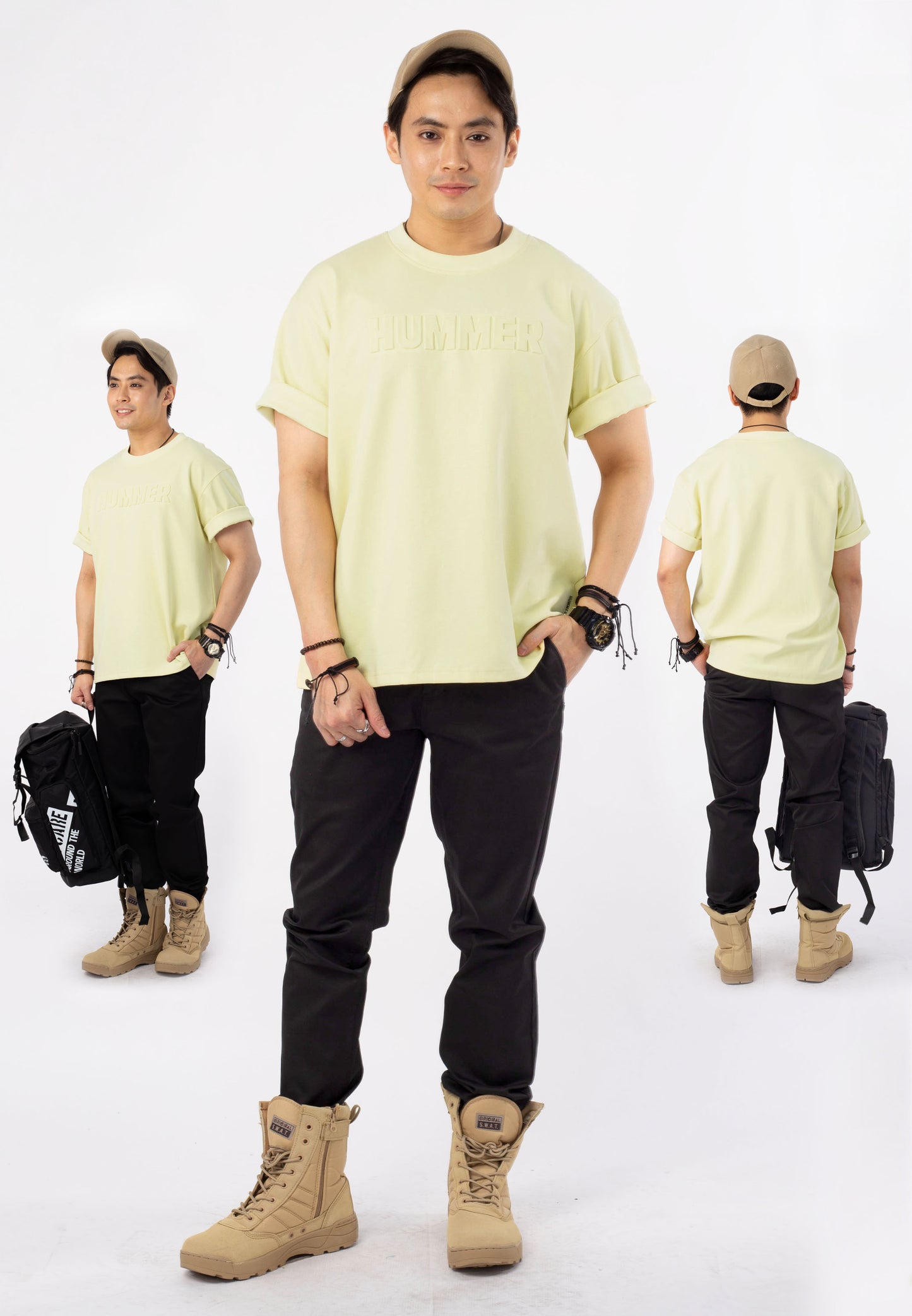 HUMMER SHORT SLEEVE ROUNDNECK T SHIRT [OVERSIZE] H0029