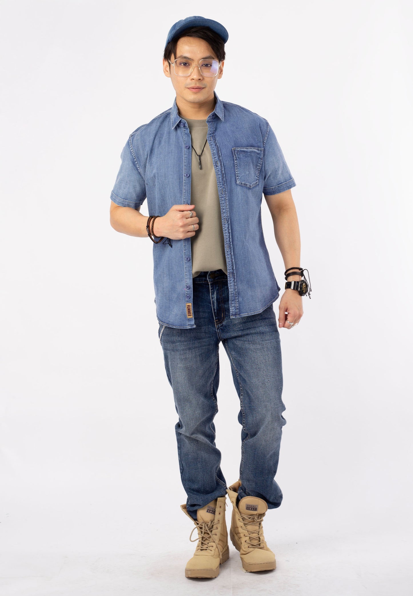 HUMMER SHORT SLEEVE SHIRT [SLIM FIT] H0016