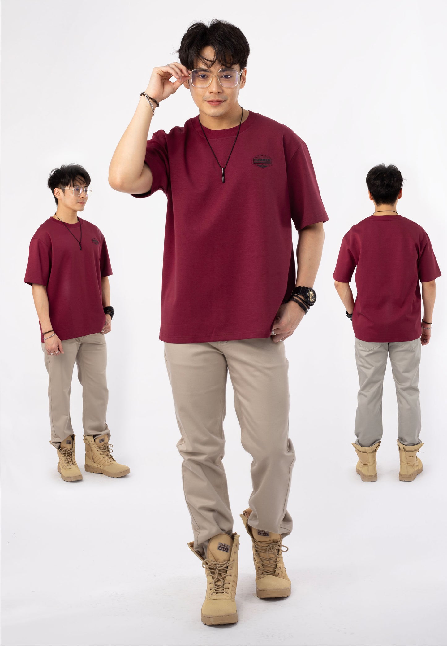 HUMMER SHORT SLEEVE ROUNDNECK T SHIRT [OVERSIZE] H0029