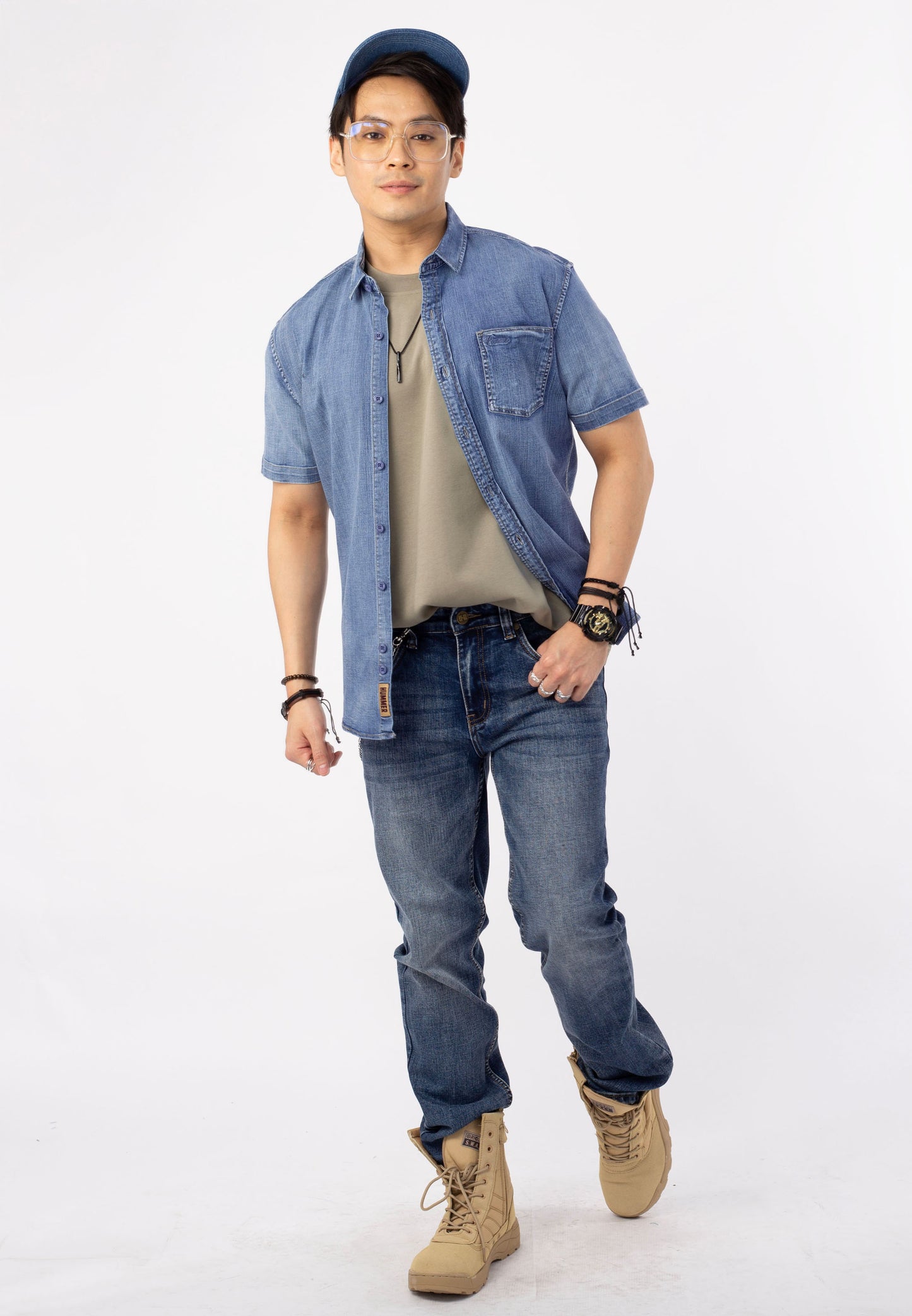 HUMMER SHORT SLEEVE SHIRT [SLIM FIT] H0016