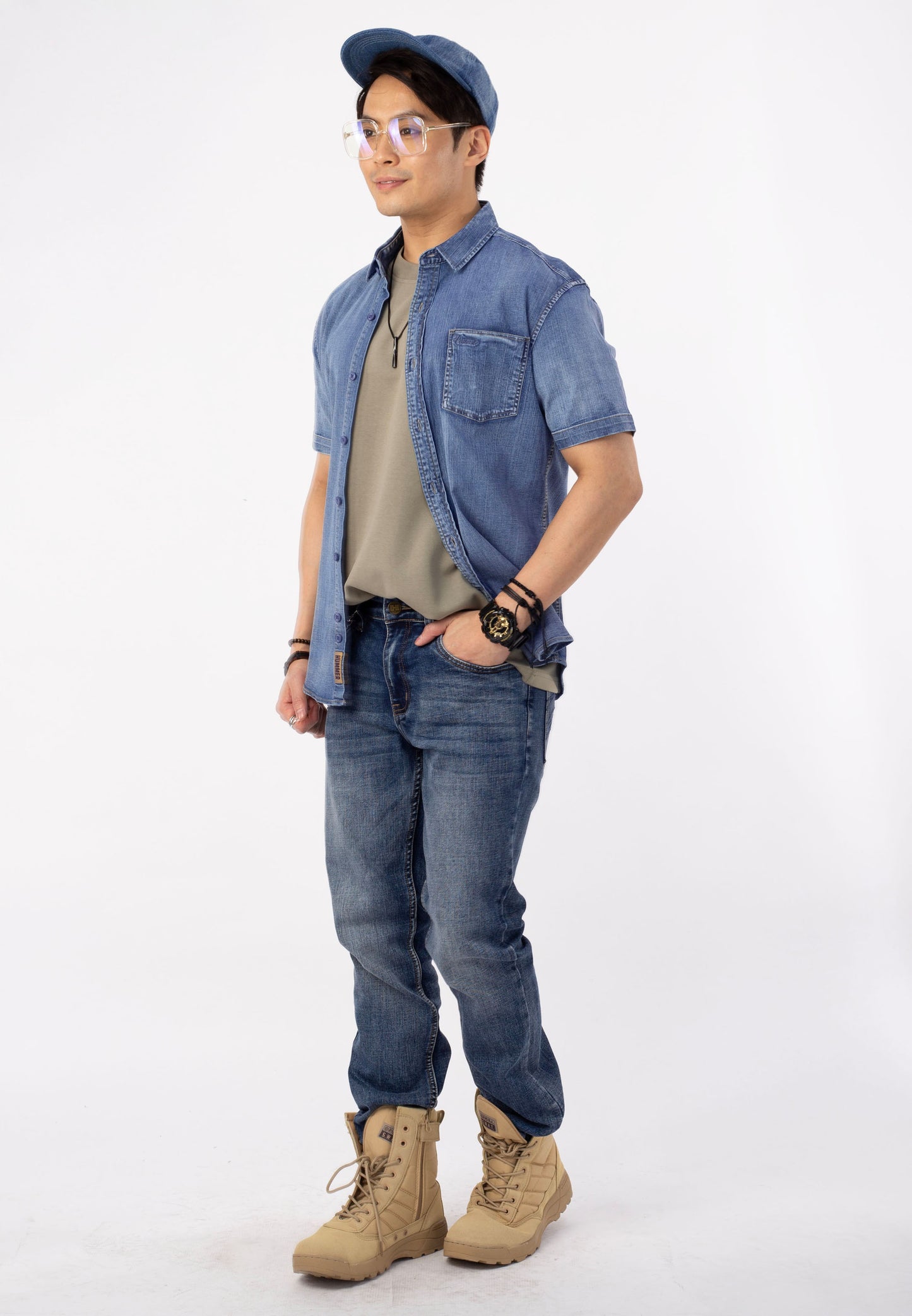 HUMMER SHORT SLEEVE SHIRT [SLIM FIT] H0016