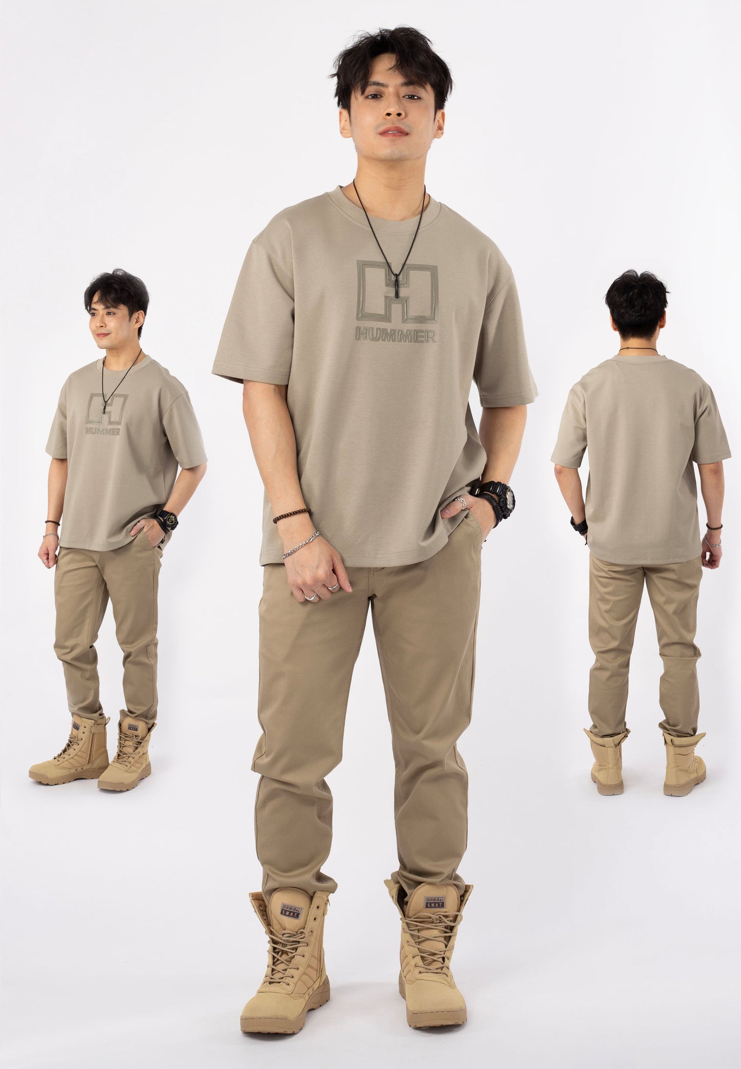 HUMMER SHORT SLEEVE ROUNDNECK T SHIRT [OVERSIZE] H0029
