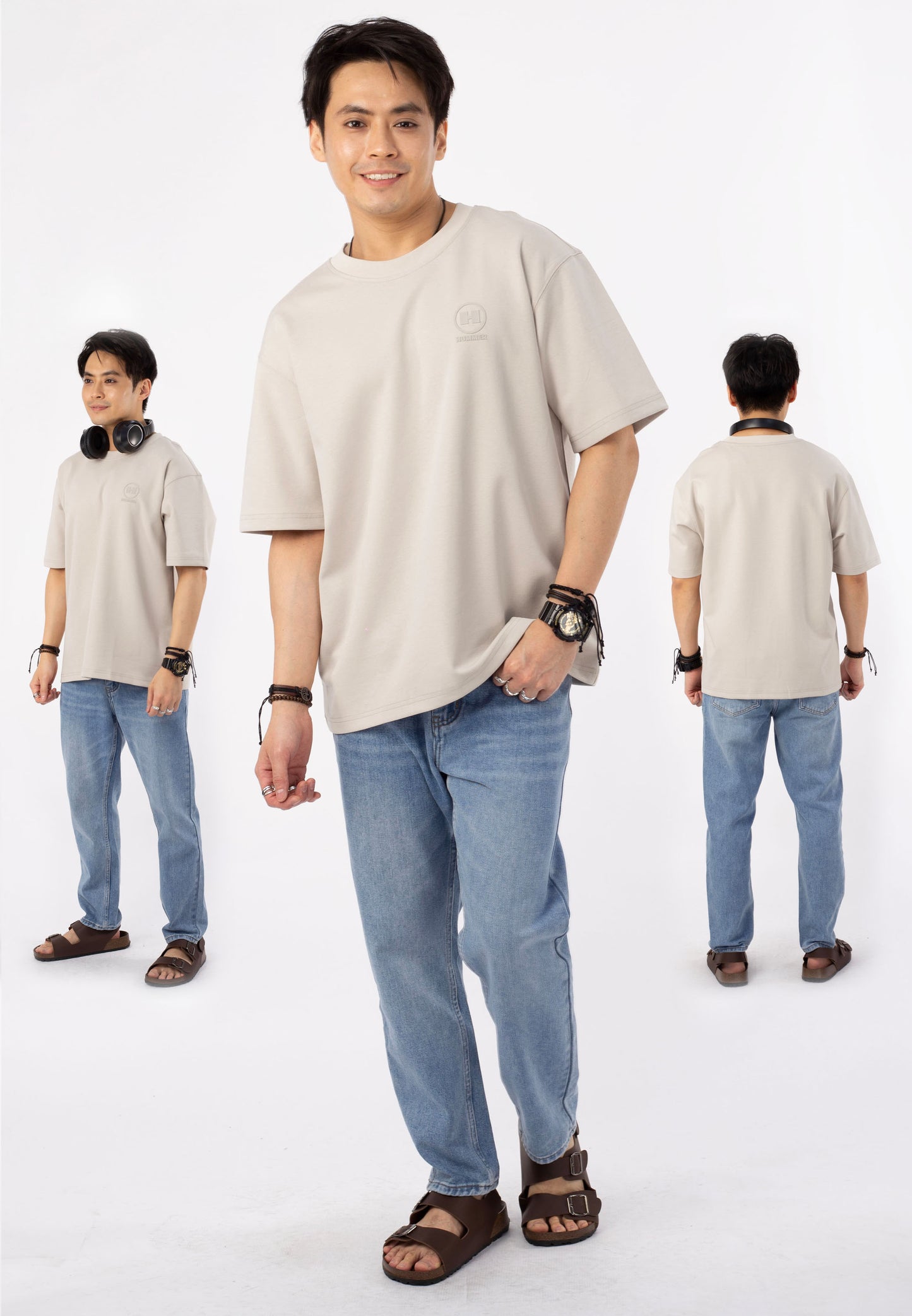 HUMMER SHORT SLEEVE ROUNDNECK T SHIRT [OVERSIZE] H0029