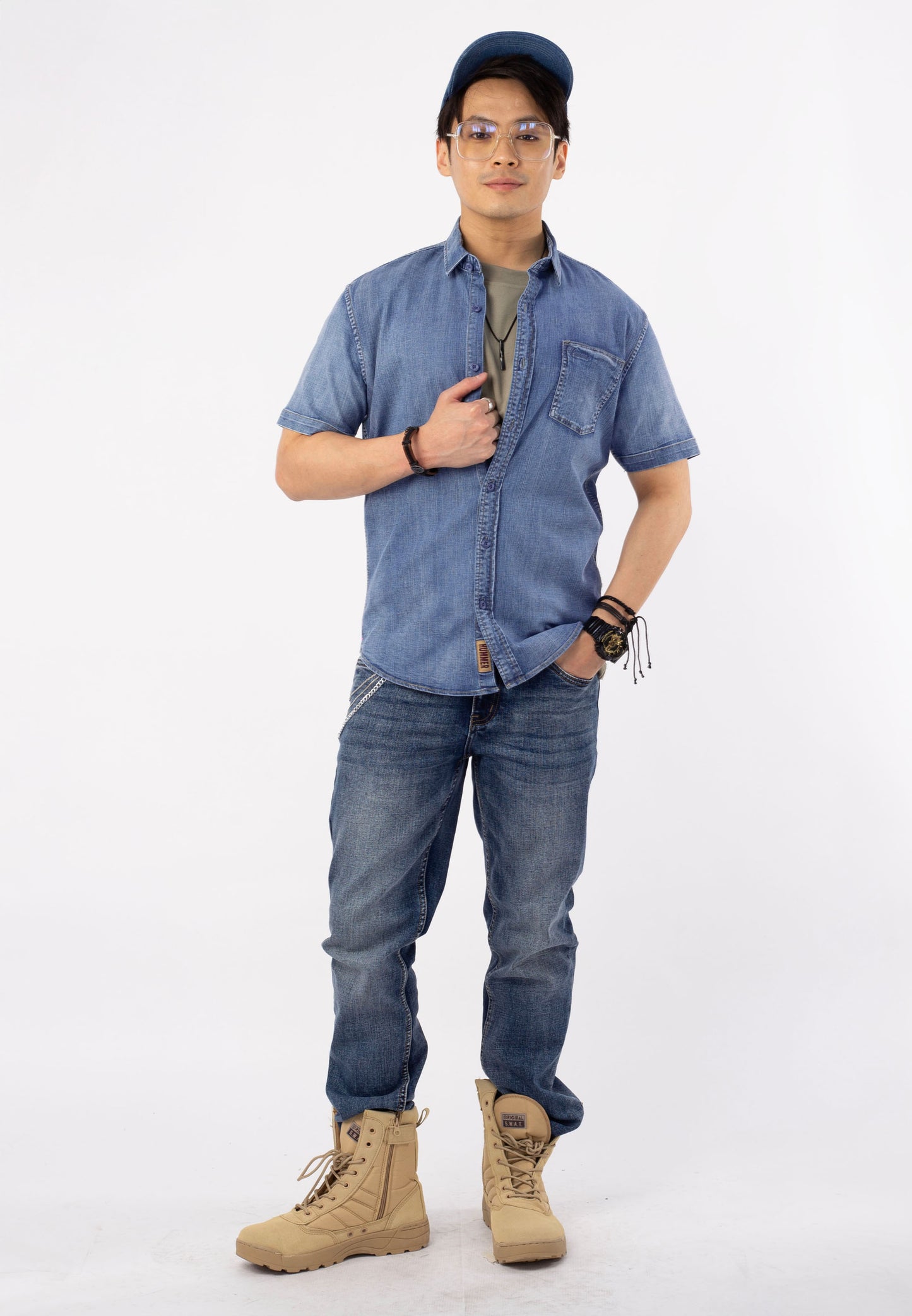 HUMMER SHORT SLEEVE SHIRT [SLIM FIT] H0016