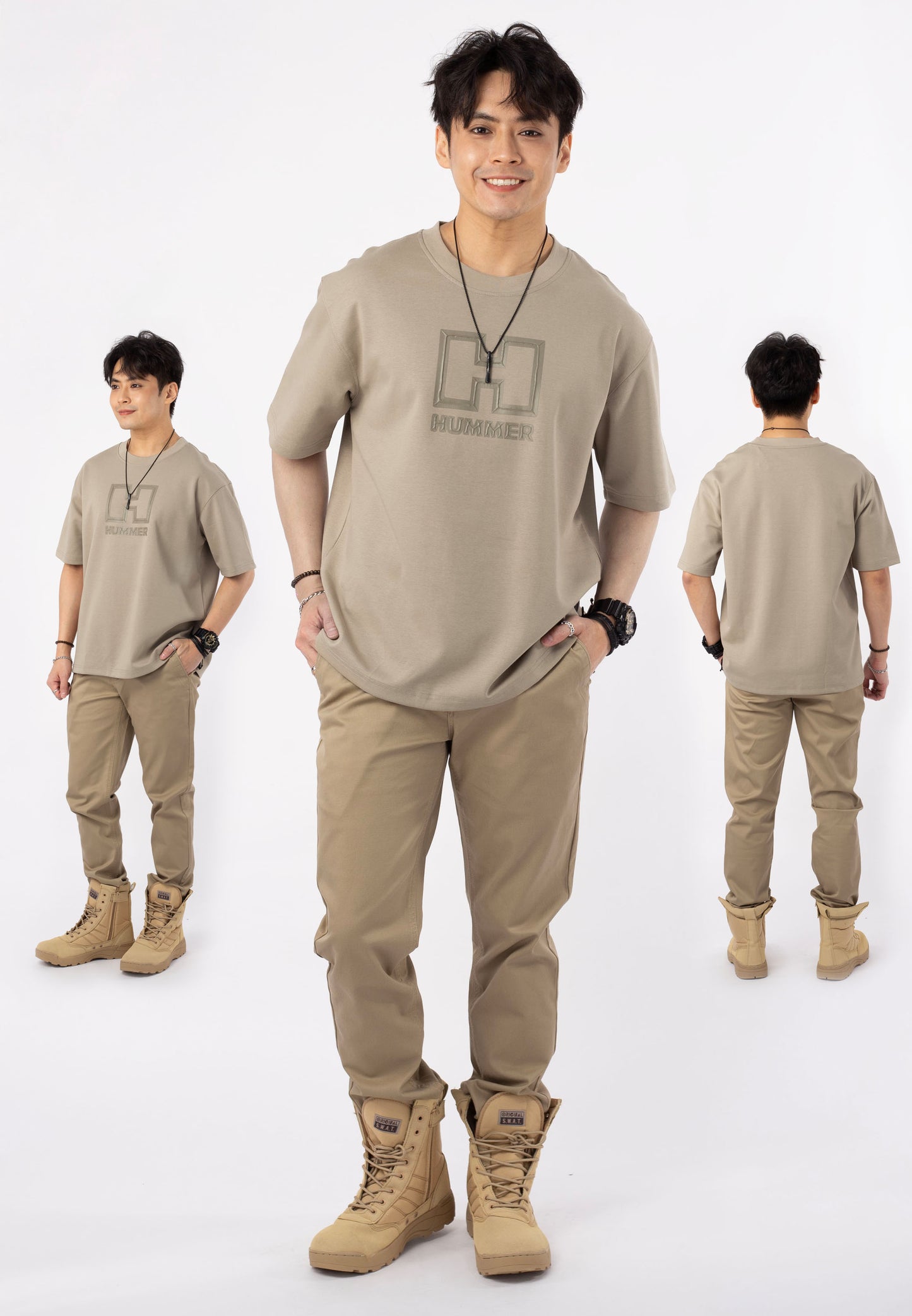 HUMMER SHORT SLEEVE ROUNDNECK T SHIRT [OVERSIZE] H0029