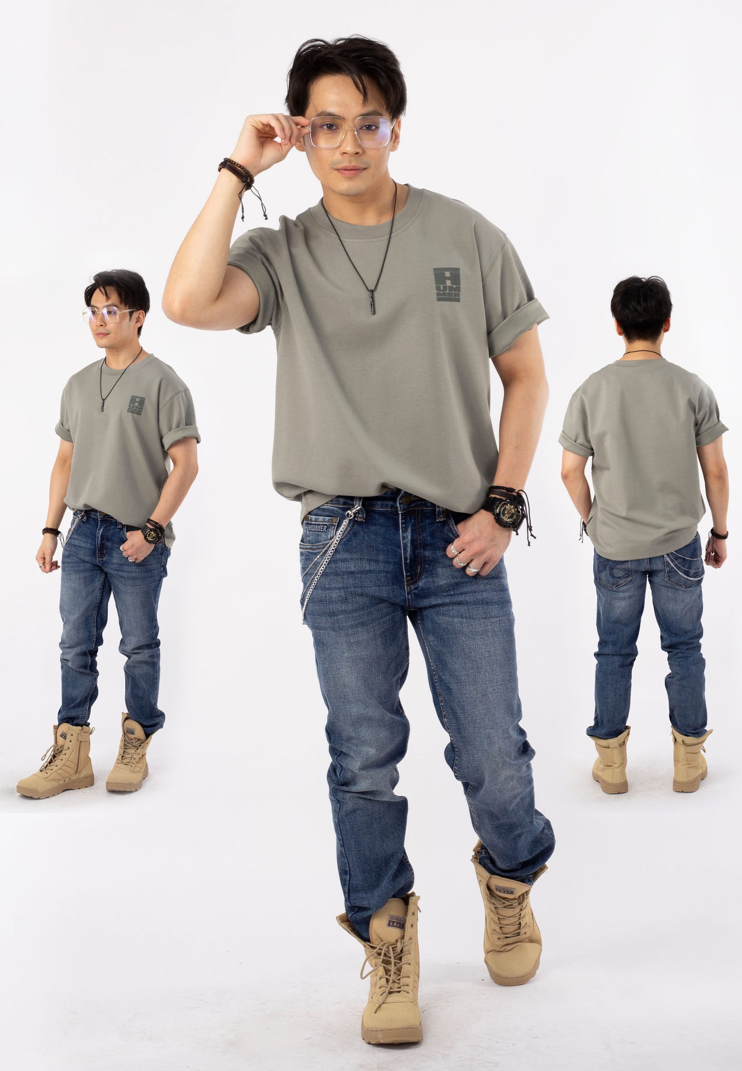 HUMMER SHORT SLEEVE ROUNDNECK T SHIRT [OVERSIZE] H0029