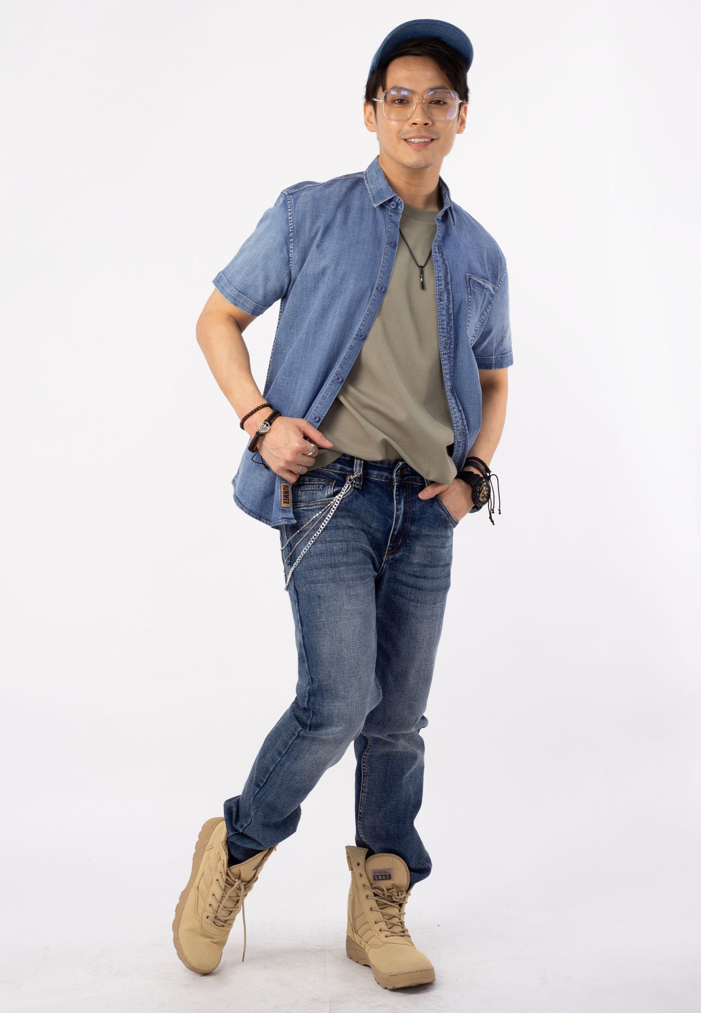 HUMMER SHORT SLEEVE SHIRT [SLIM FIT] H0016