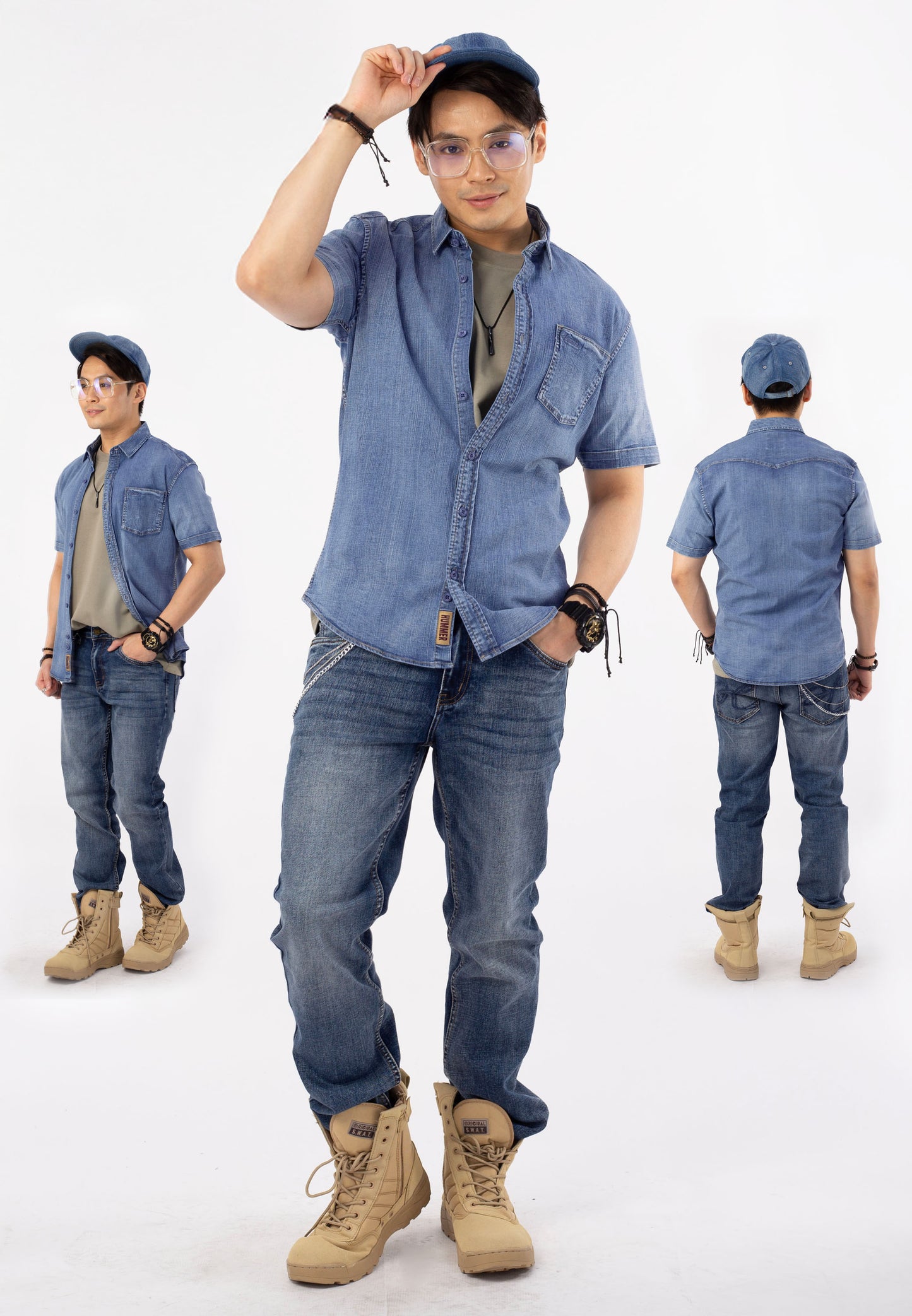 HUMMER SHORT SLEEVE SHIRT [SLIM FIT] H0016