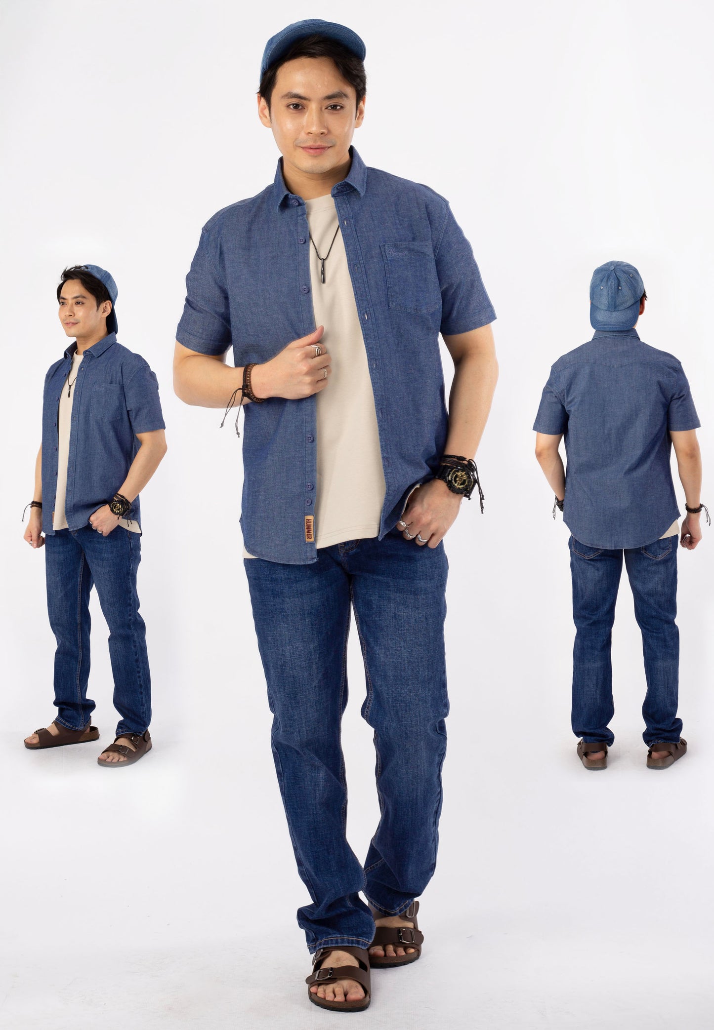 HUMMER SHORT SLEEVE SHIRT [SLIM FIT] H0016