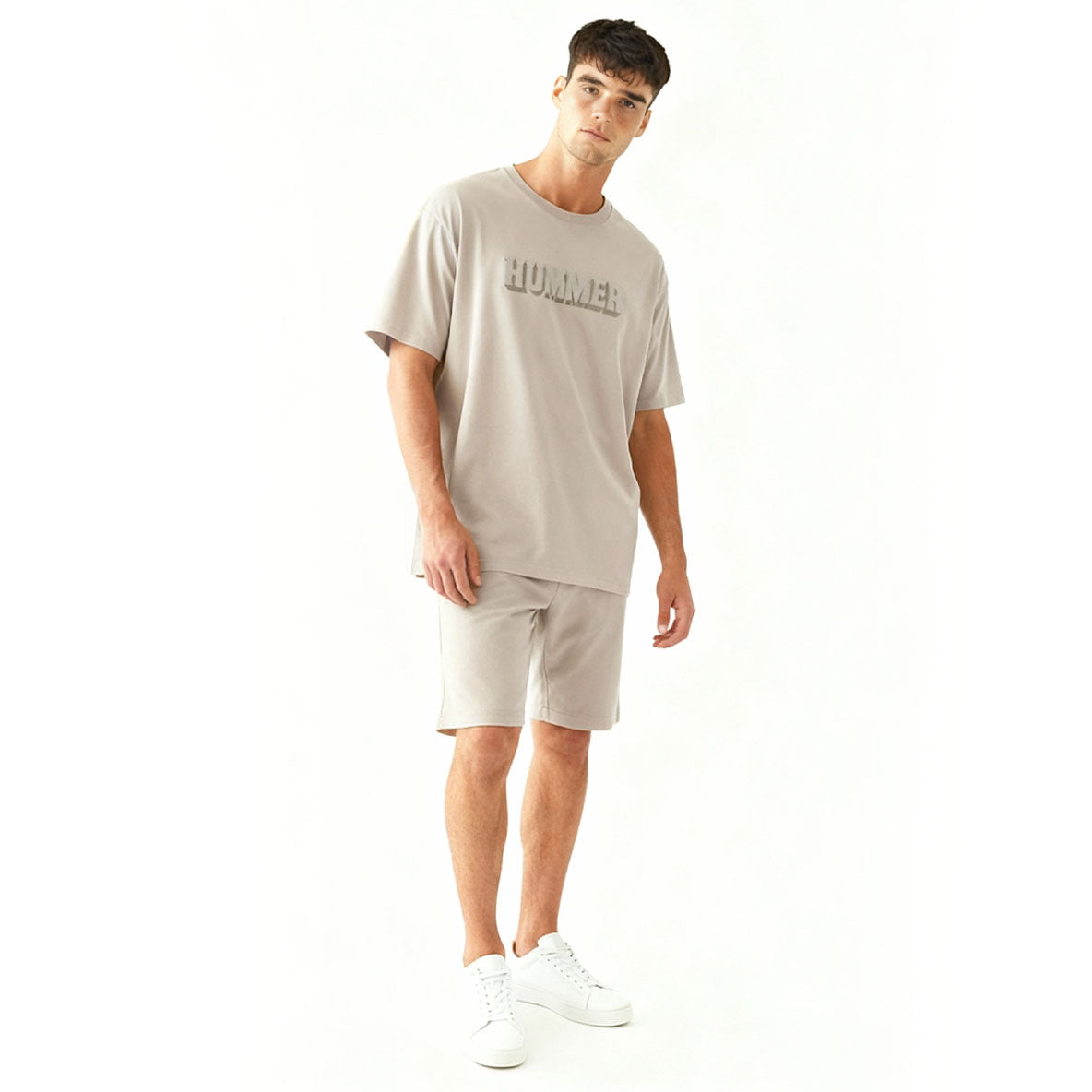 HUMMER SHORT SLEEVE ROUND NECK T SHIRT [OVERSIZE] H0025