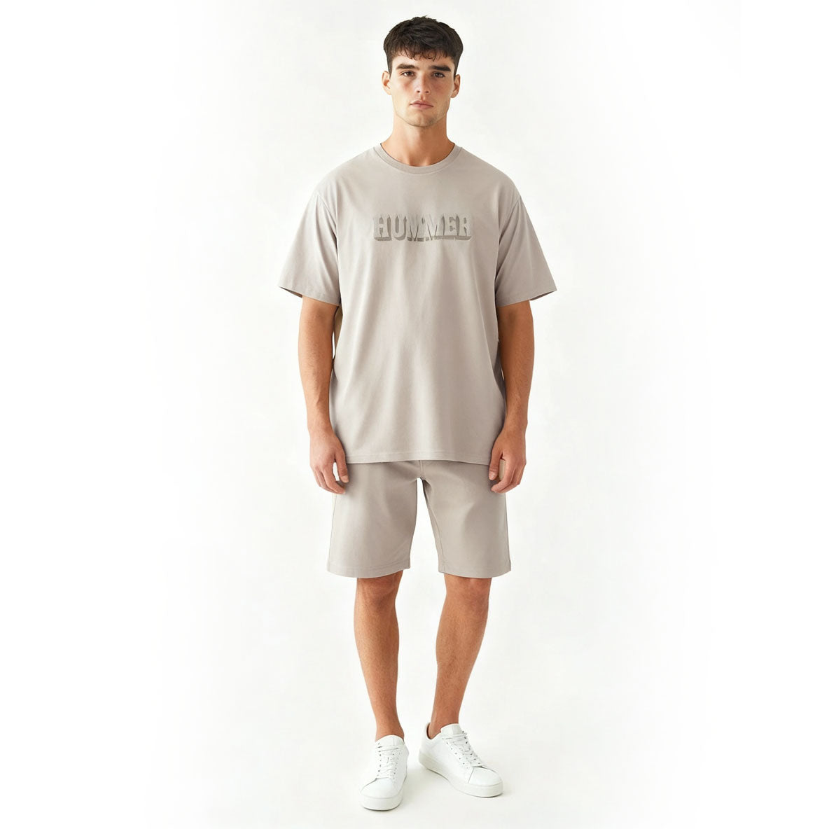 HUMMER SHORT SLEEVE ROUND NECK T SHIRT [OVERSIZE] H0025