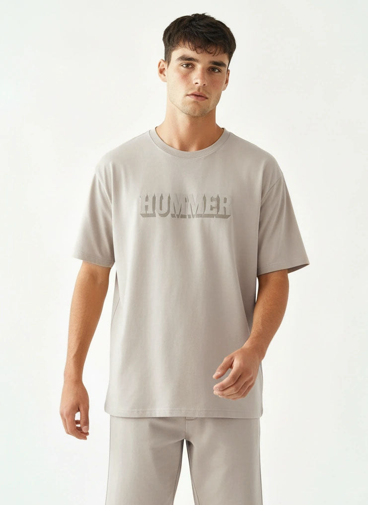 HUMMER SHORT SLEEVE ROUND NECK T SHIRT [OVERSIZE] H0025