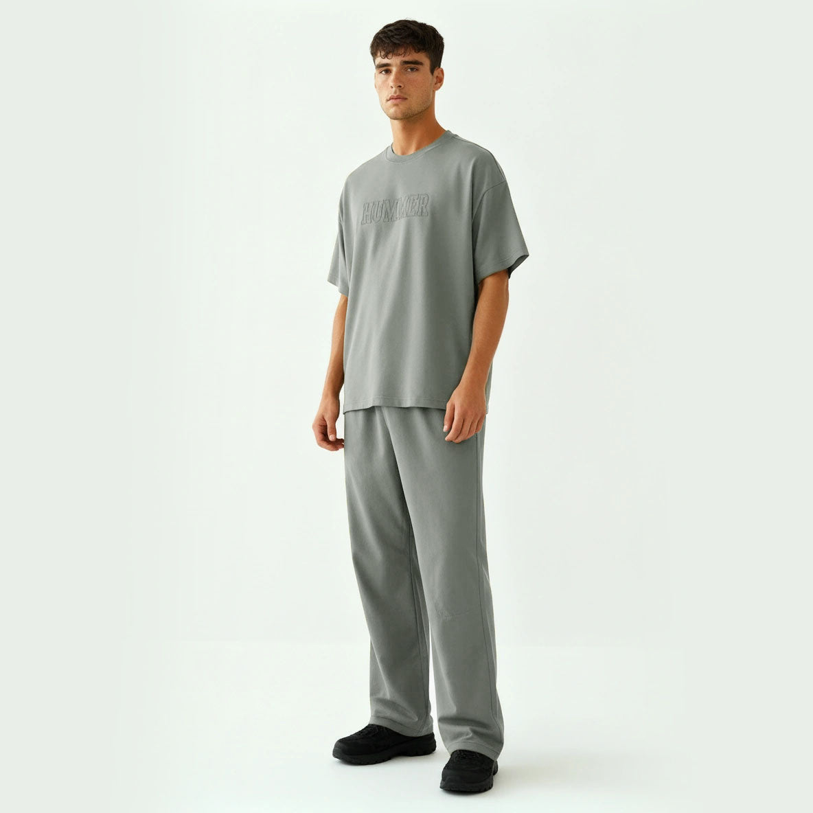 HUMMER SHORT SLEEVE ROUND NECK T SHIRT [OVERSIZE] H0025