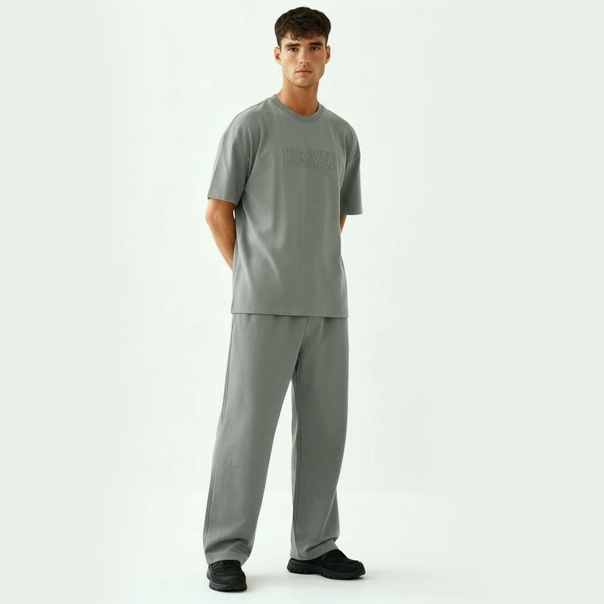 HUMMER SHORT SLEEVE ROUND NECK T SHIRT [OVERSIZE] H0025