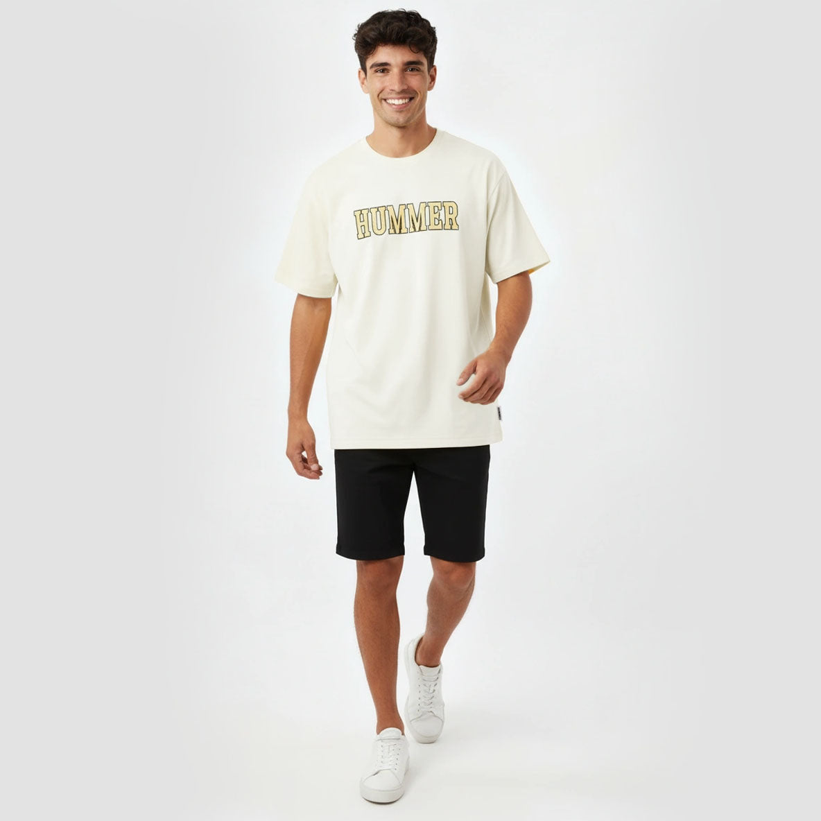 HUMMER SHORT SLEEVE ROUND NECK T SHIRT [OVERSIZE] H0025