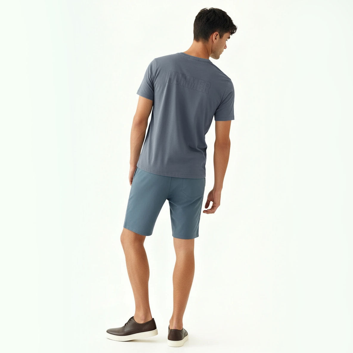 HUMMER SHORT SLEEVE ROUND NECK T SHIRT [FREE CUT] H0048