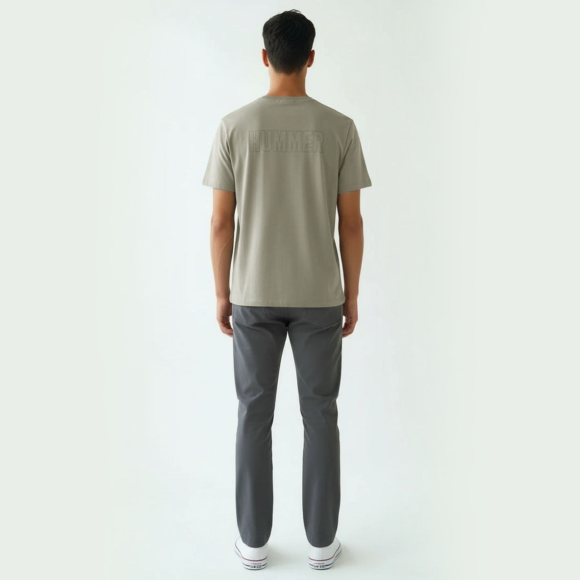 HUMMER SHORT SLEEVE ROUND NECK T SHIRT [FREE CUT] H0048