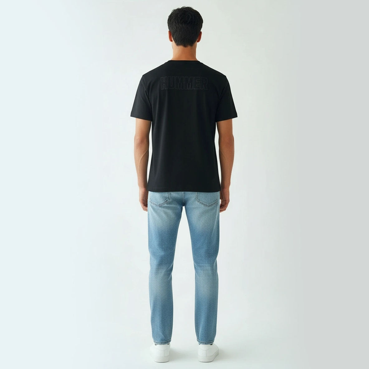 HUMMER SHORT SLEEVE ROUND NECK T SHIRT [FREE CUT] H0048