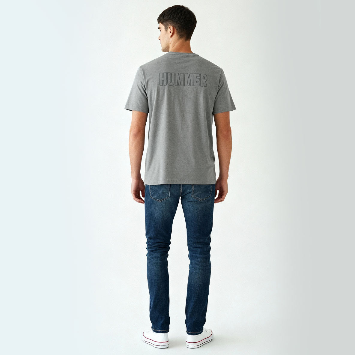 HUMMER SHORT SLEEVE ROUND NECK T SHIRT [FREE CUT] H0048
