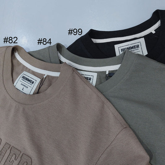 HUMMER MENS SHORT SLEEVE ROUND NECK T SHIRT [OVERSIZE] H0072