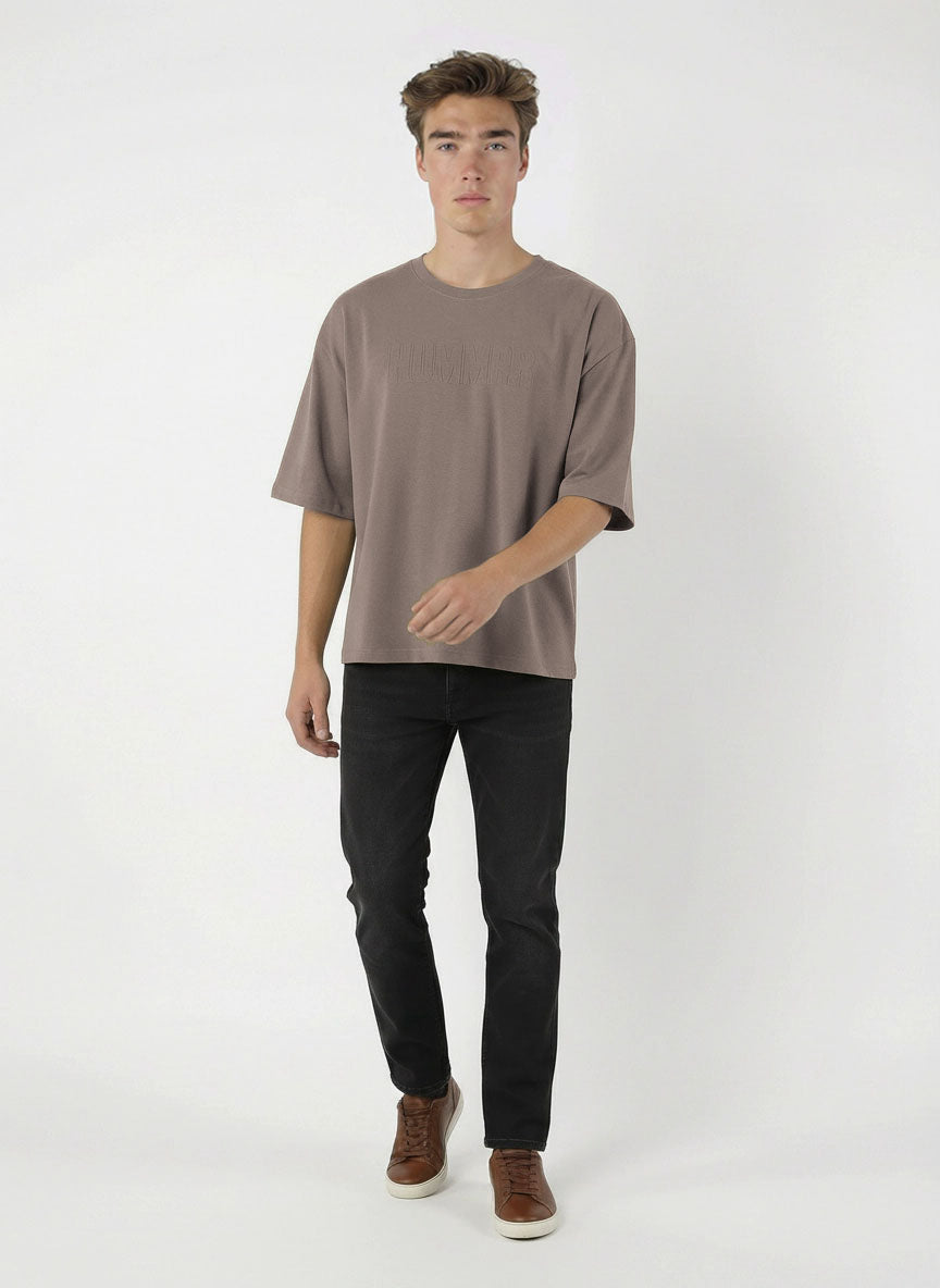 HUMMER MENS SHORT SLEEVE ROUND NECK T SHIRT [OVERSIZE] H0072