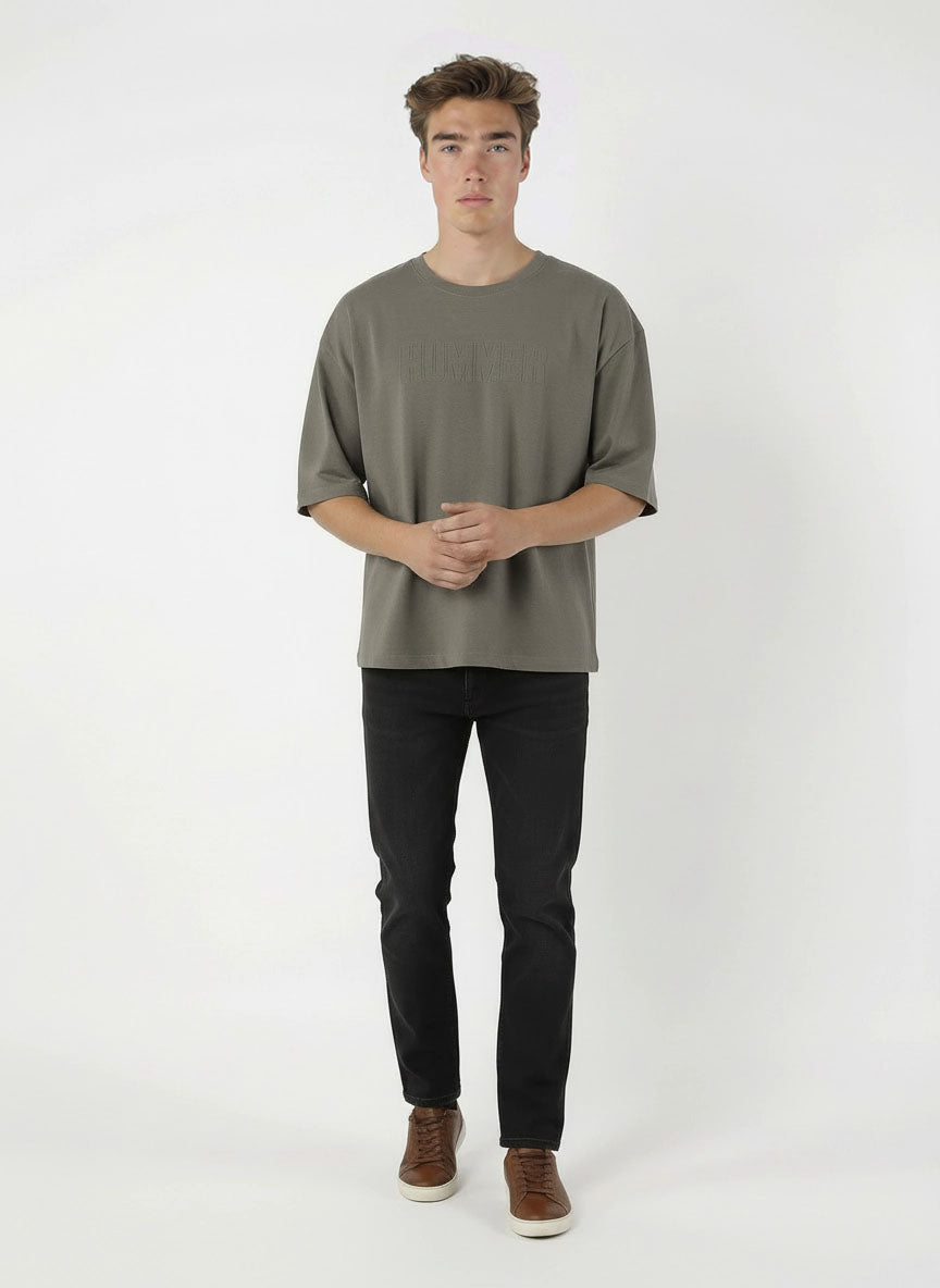 HUMMER MENS SHORT SLEEVE ROUND NECK T SHIRT [OVERSIZE] H0072