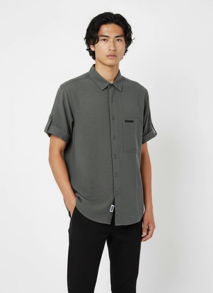 HUMMER MENS SHORT SLEEVE SHIRT [REGULAR FIT] H0062