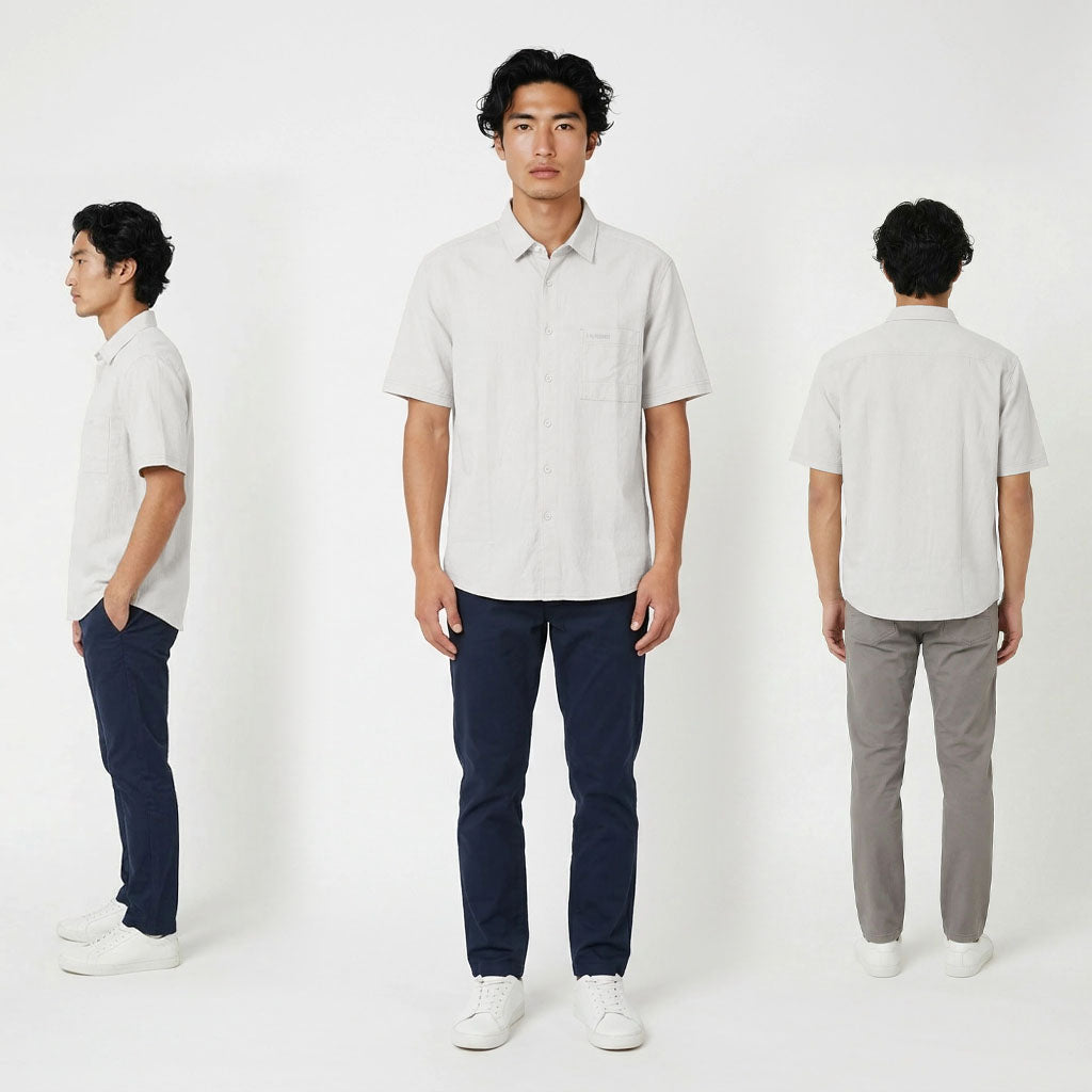 HUMMER MENS SHORT SLEEVE SHIRT [SMART FIT] H0091