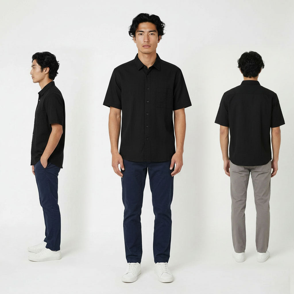 HUMMER MENS SHORT SLEEVE SHIRT [SMART FIT] H0091