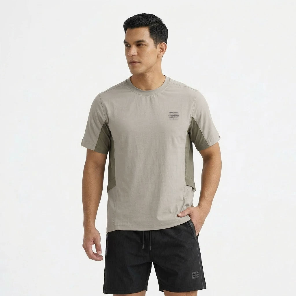 HUMMER MENS CASUAL OUTDOOR SHORT SLEEVE ROUNDNECK T SHIRT [OVERSIZE] H0109
