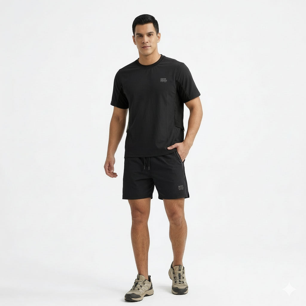 HUMMER MENS CASUAL OUTDOOR SHORT SLEEVE ROUNDNECK T SHIRT [OVERSIZE] H0109