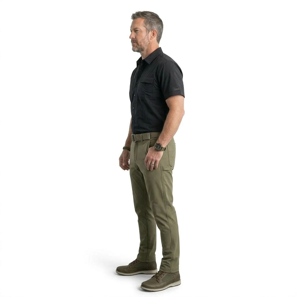 HUMMER MENS CASUAL OUTDOOR SHORT SLEEVE SHIRT [REGULAR FIT] H0107
