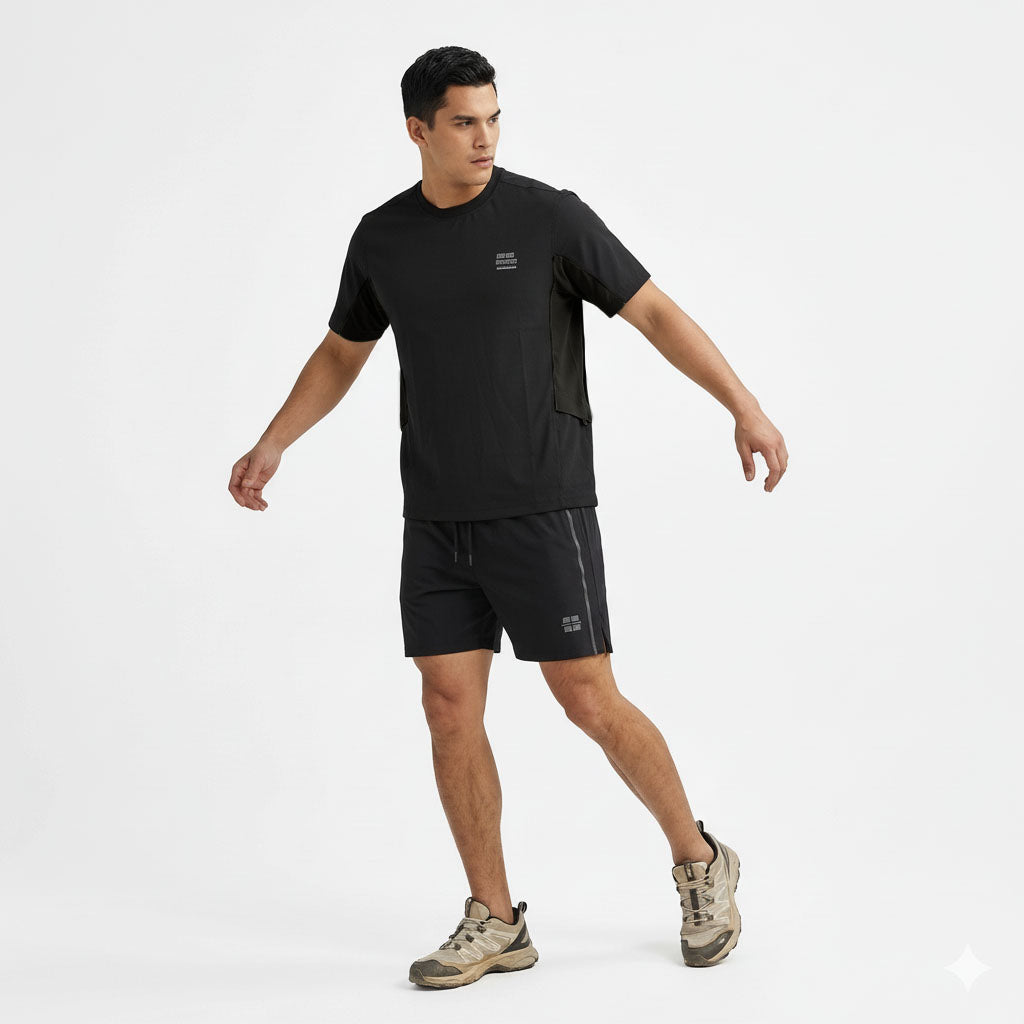 HUMMER MENS CASUAL OUTDOOR SHORT SLEEVE ROUNDNECK T SHIRT [OVERSIZE] H0109