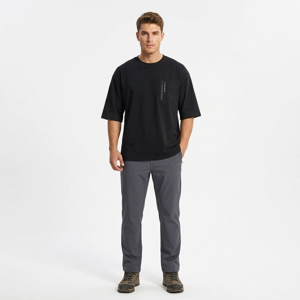 HUMMER MENS CASUAL OUTDOOR SHORT SLEEVE ROUNDNECK T SHIRT [OVERSIZE] H0103