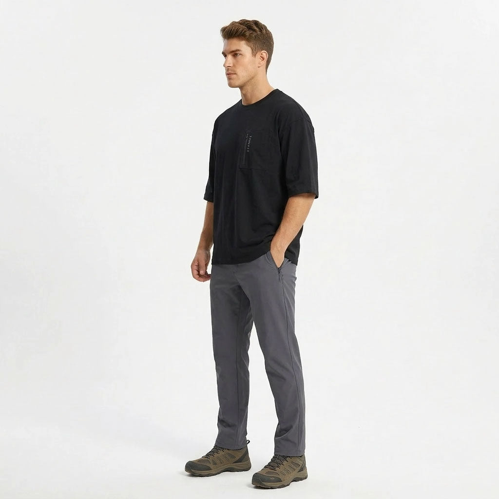 HUMMER MENS CASUAL OUTDOOR SHORT SLEEVE ROUNDNECK T SHIRT [OVERSIZE] H0103