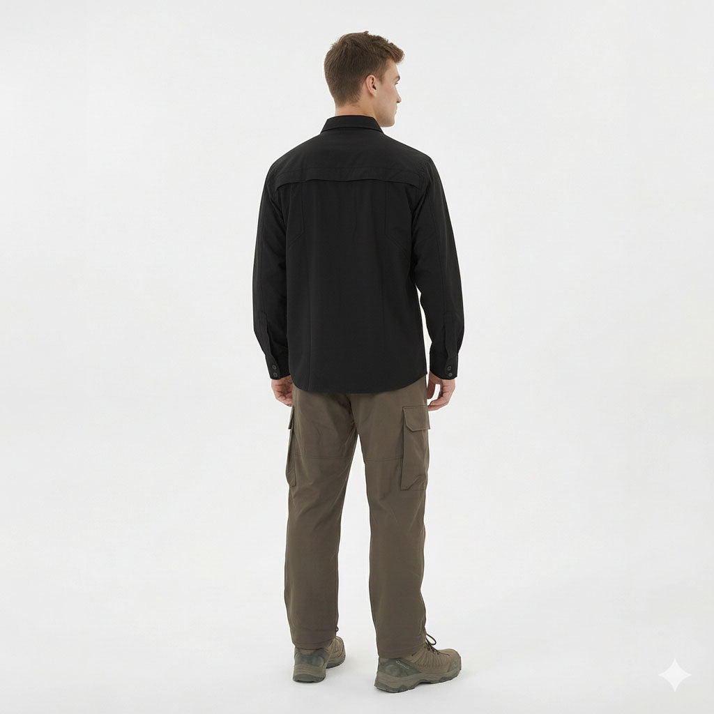 HUMMER MENS CASUAL OUTDOOR LONG SLEEVE SHIRT [REGULAR FIT] H0100