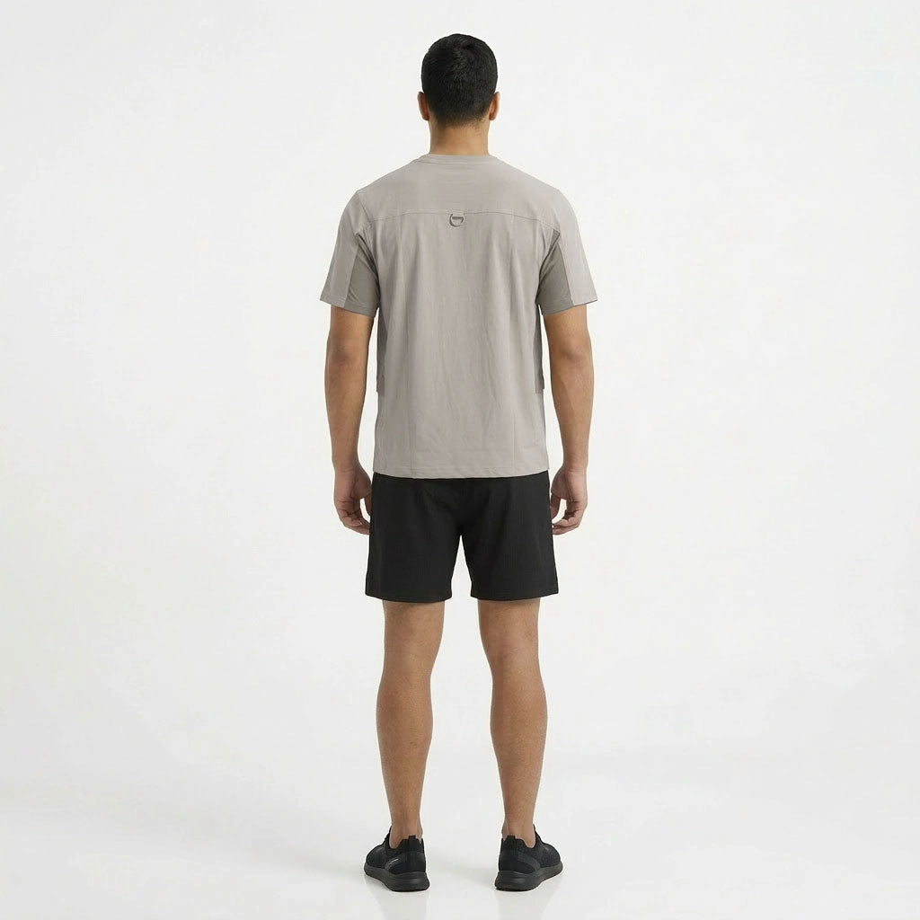 HUMMER MENS CASUAL OUTDOOR SHORT SLEEVE ROUNDNECK T SHIRT [OVERSIZE] H0109