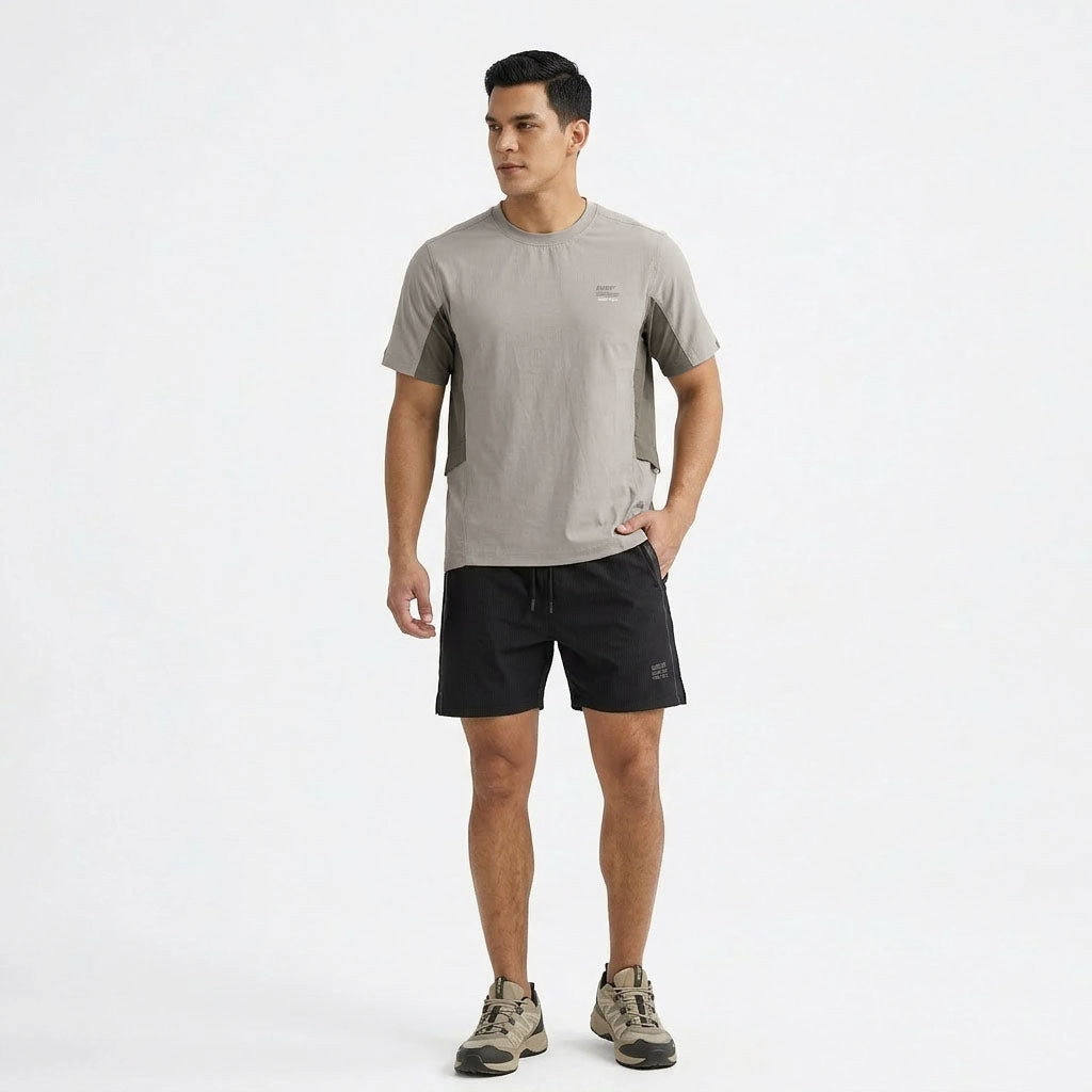 HUMMER MENS CASUAL OUTDOOR SHORT SLEEVE ROUNDNECK T SHIRT [OVERSIZE] H0109