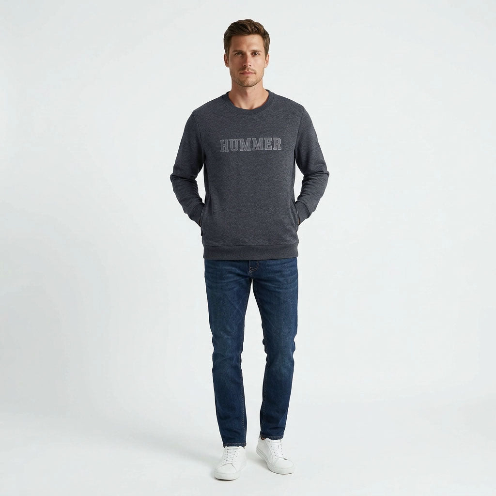 HUMMER MENS LONG SLEEVE SWEATER H0083