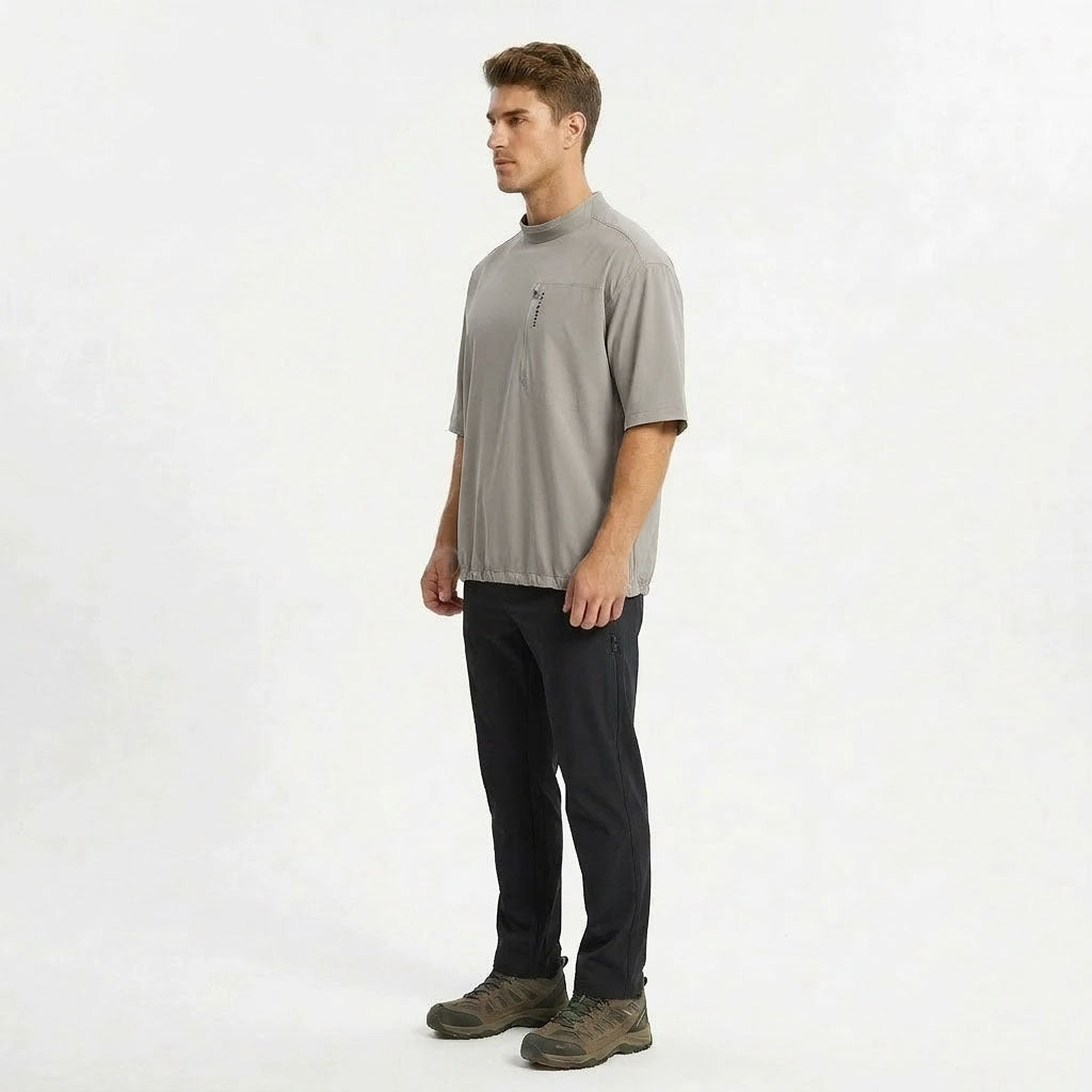 HUMMER MENS CASUAL OUTDOOR SHORT SLEEVE ROUNDNECK T SHIRT [OVERSIZE] H0103