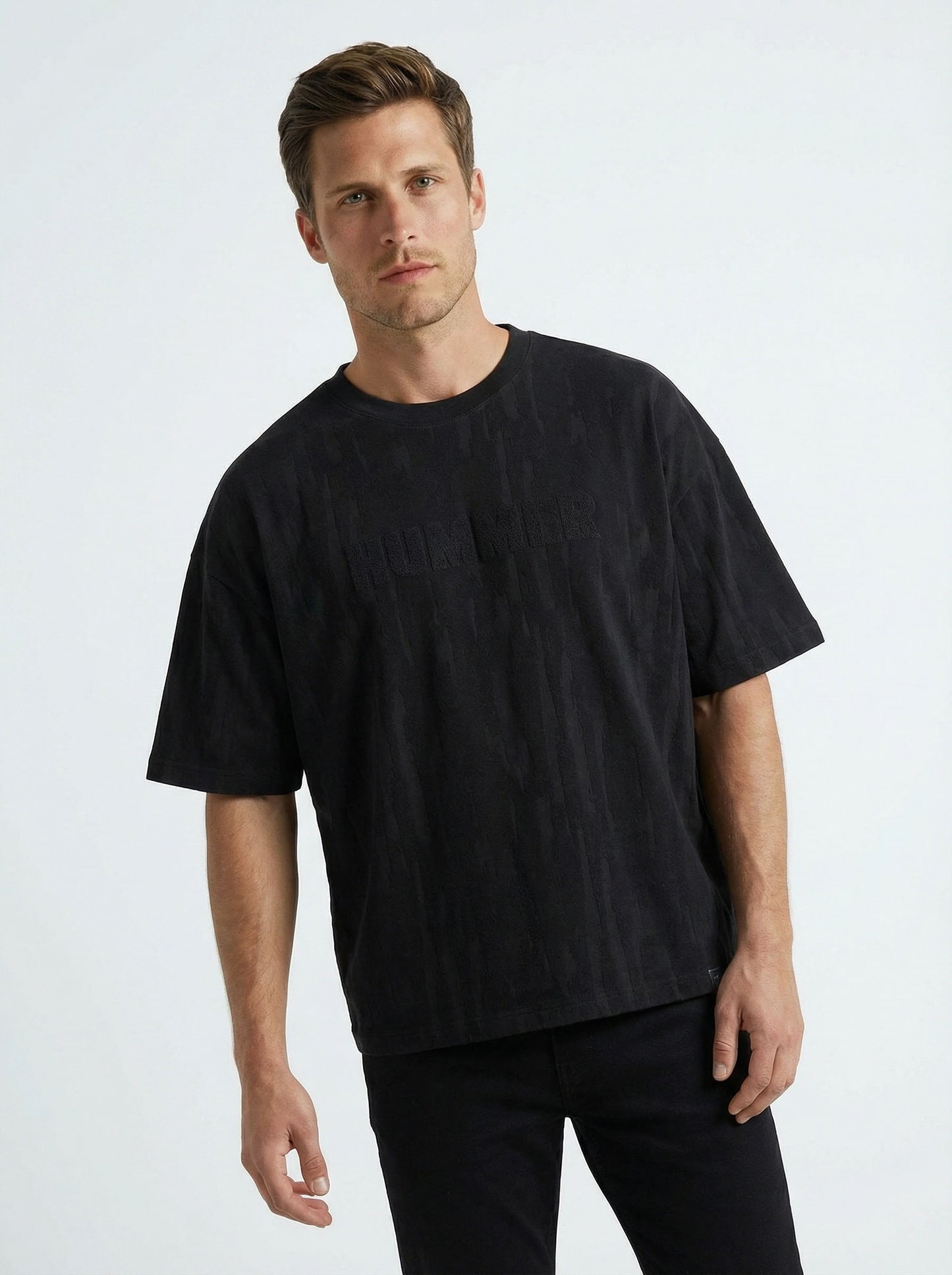 HUMMER MENS SHORT SLEEVE ROUNDNECK T SHIRT [OVERSIZE] H0079