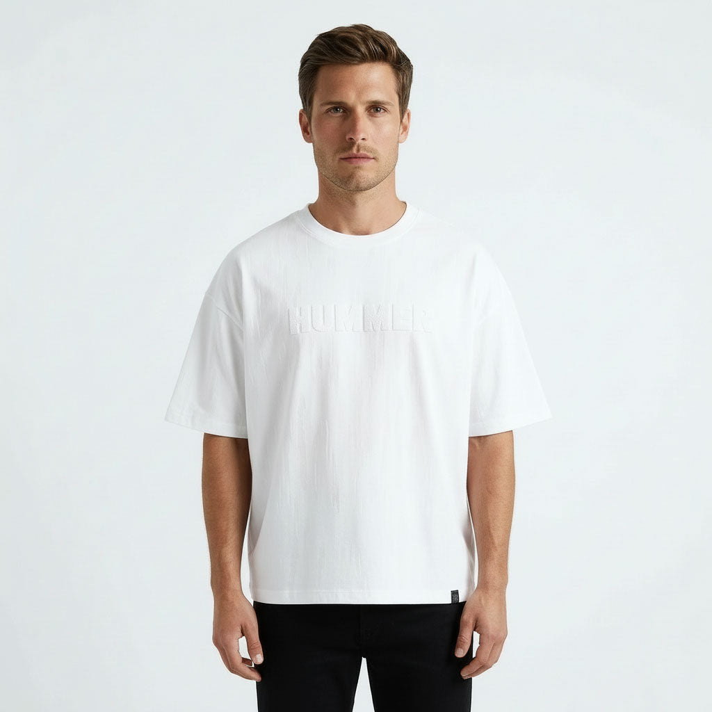 HUMMER MENS SHORT SLEEVE ROUNDNECK T SHIRT [OVERSIZE] H0079
