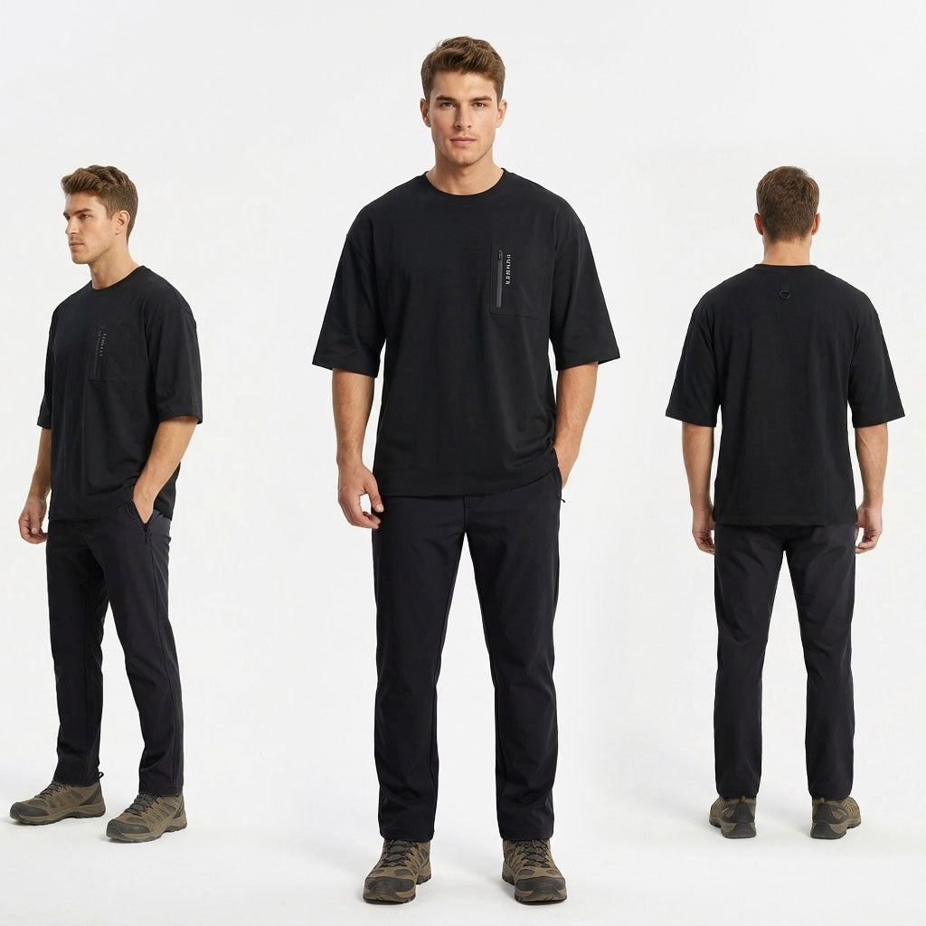 HUMMER MENS CASUAL OUTDOOR LONG PANTS JOGGER H0095