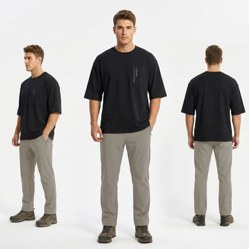 HUMMER MENS CASUAL OUTDOOR LONG PANTS JOGGER H0095
